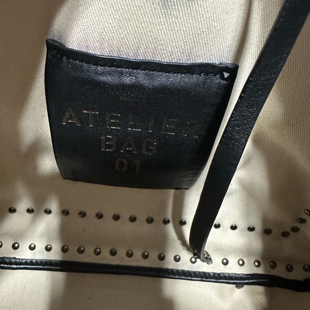 VALENTINO GARAVANI ❤️🌟ATELIER CREAM CANVAS TOTE BAG⭐️ - Picture 11 of 12